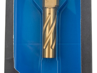 Rival Arms RARA20H101E Precision V1 Match Grade Spiral Fluted Threaded Gold PVD Stainless Steel, Fits Springfield Hellcat