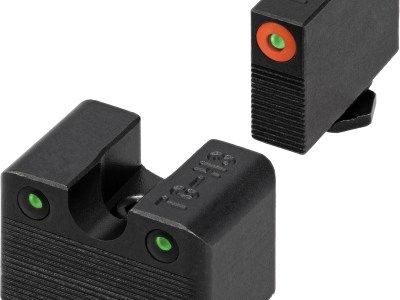 TruGlo TGTG231G3MW Tritium Pro  Black | Green Tritium White Outline Front Sight Green Tritium Rear Sight