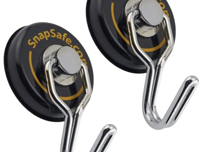 SnapSafe 75914 Swivel Hooks Magnetic 1″ 2 Per Pkg