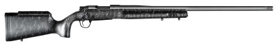 Christensen Arms 8010200500 Mesa Long Range 28 Nosler 3+1 26″ Threaded Barrel, Tungsten Gray Cerakote, Black with Gray Webbing Stock