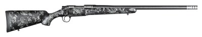 Christensen Arms 8010614700 Ridgeline FFT Full Size 270 Win 4+1, 20″ Stainless Steel Threaded Barrel, Stainless Aluminum Receiver, Black w/Gray Accents Fixed Sporter w/Flash Forged Technology Stock