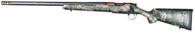 Christensen Arms 8010620700 Ridgeline FFT 6.5 Creedmoor 4+1 20″ Carbon Fiber/Threaded Barrel, Burnt Bronze Cerakote, Green with Black/Tan Accents Stock, Left Hand