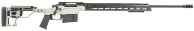 Christensen Arms 8010307700 Modern Precision  338 Lapua Mag 27″ Threaded Carbon Fiber Barrel 5+1, Black Nitride Finish, Tungsten Anodized Folding Stock, Polymer Grip