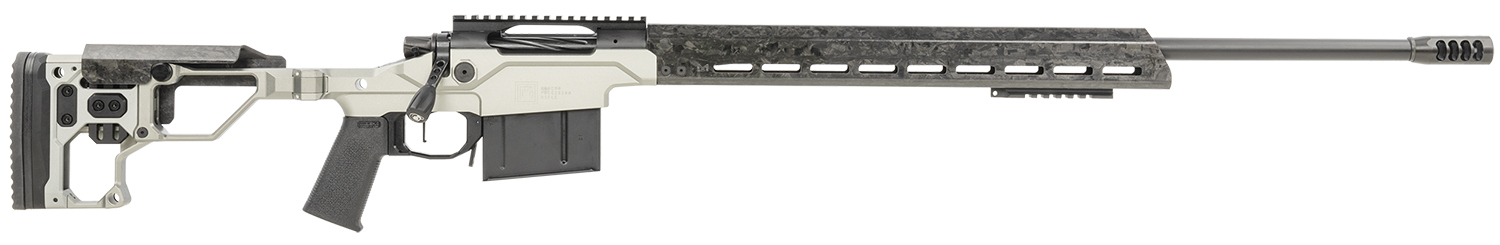 Christensen Arms 8010307600 Modern Precision  300 PRC 26″ Threaded Carbon Fiber Barrel 5+1, Black Nitride Finish, Tungsten Anodized Folding Stock, Polymer Grip