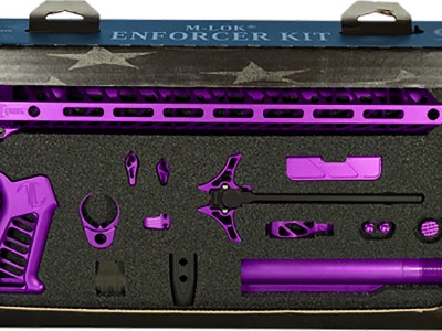 Timber Creek Outdoors TCOEKPPA Enforcer Complete Build Kit Purple Anodized for AR-15