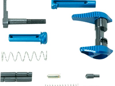 Timber Creek Outdoors ARLPKB Lower Parts Kit  Blue Anodized Aluminum for AR-15