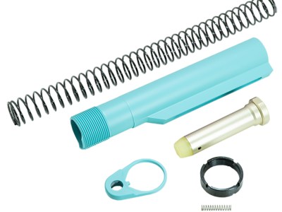 Timber Creek Outdoors ARBTKRE Buffer Tube Kit  Robin’s Egg Blue for AR-15