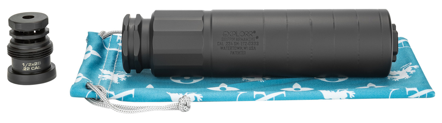 Griffin Armament GAET2-W Explorr  22 Cal Black Stainless Steel