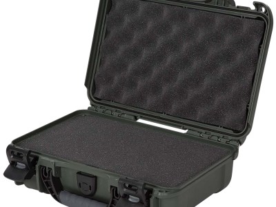 Nanuk 9091006 909  Waterproof & Airline Approved Olive Resin w/ Cubed Foam 11.44″ L x 7″ W x 3.68″ H Interior Dimensions