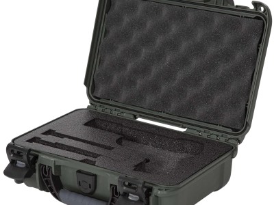 Nanuk 909CLASG6 909 Classic Gun Case Waterproof & Airline Approved Olive Polyethylene w/ Closed-Cell Foam 11.44″ L x 7″ W x 3.68″ H Interior Dimensions