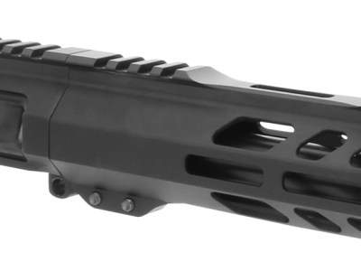 TacFire BU9MM7 Pistol Upper Assembly  9mm Luger Caliber with 7″ Black Nitride Barrel, Black Anodized 7075-T6 Aluminum Receiver & M-LOK Handguard for AR-Platform Includes Bolt Carrier Group