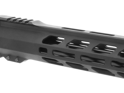 TacFire BU-9MM-10 Pistol Upper Assembly  9mm Luger Caliber with 10″ Black Nitride Barrel, Black Anodized 7075-T6 Aluminum Receiver & M-LOK Handguard for AR-Platform Includes Bolt Carrier Group