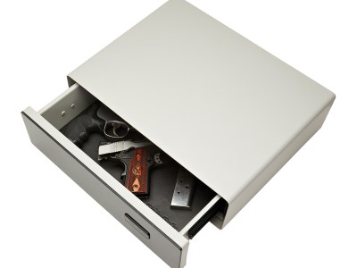 SnapSafe 75404 GlideVault  Access Code/Key Entry Silver Steel Glass Touchpad