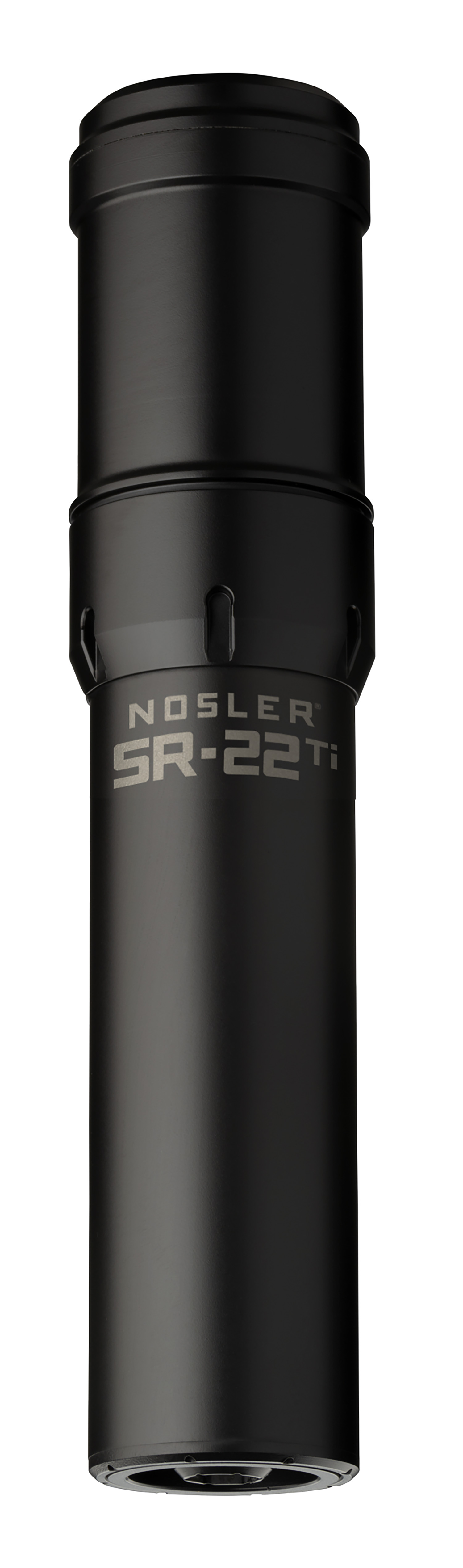 Nosler 90625 SR-22TI  22 Cal 1.74″D Black Finish Made of Titanium with 1/2″ 28 tpi Thread Pattern