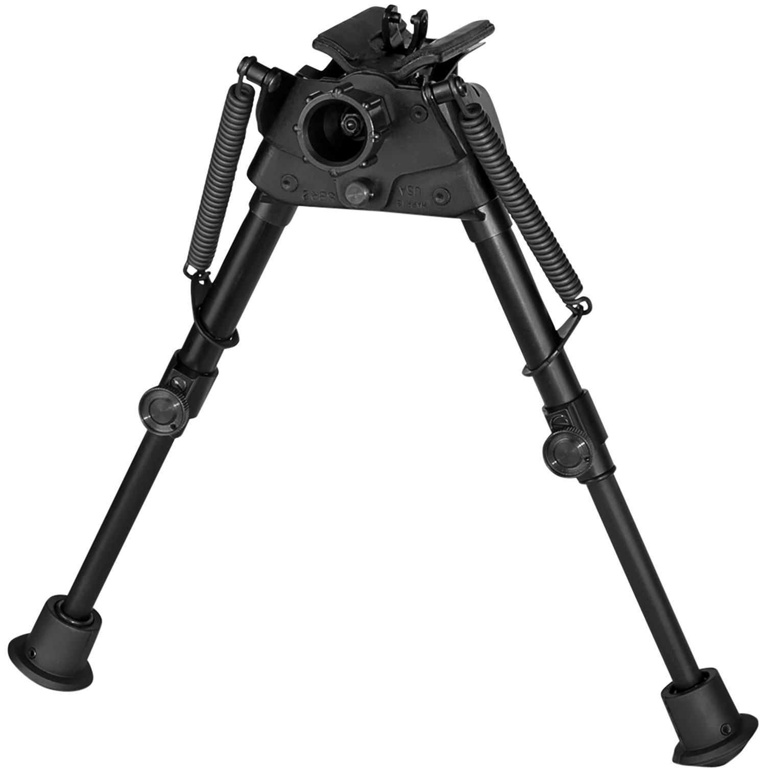 Harris Bipods S-BR2 Swivel BR Swivel Stud, 6-9″, Self Leveling Legs, Rubber Feet