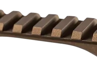 Christensen Arms 8100001204 Scope Base  Burnt Bronze Cerakote Aluminum Fits Remington 700 Short Action 0 MOA