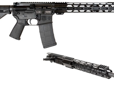 Diamondback DB1721K001 DB15 Combo 5.56x45mm NATO & 300 Blackout 16″ 30+1, Black, Carbon Rec, 12″ M-LOK Handguard, Magpul Carbine Stock & Grip, Includes 2 Uppers