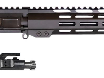 Aim Sports AR5CUB8 Assembly  5.56x45mm NATO 10.50″ Black Nitride Barrel 7075-T6 Aluminum Black Anodized Receiver 10″ M-LOK Handguard for AR-15