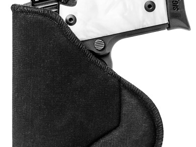 Sentry 35WB02BK HexGrip  IWB Black Nylon Pocket Fits Sm Revolver, Except 5 Shot Fits 2-3″ Barrel Ambidextrous