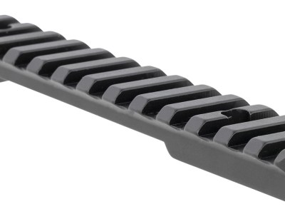 Talley PSM258763 Fierce Picatinny Rail  Black Anodized Short Action 20 MOA