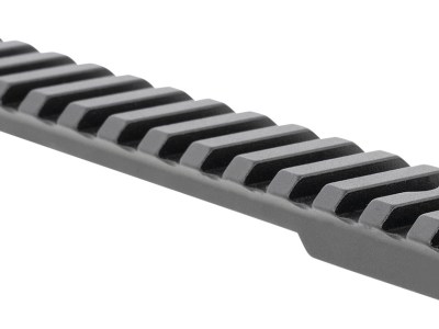 Talley PLM258779 Fierce Rivalry Picatinny Rail  Black Anodized Long Action 20 MOA