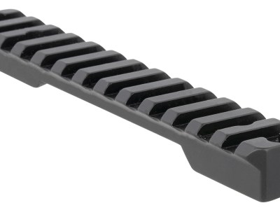 Talley PSM258779 Fierce Rivalry Picatinny Rail  Black Anodized Short Action 20 MOA