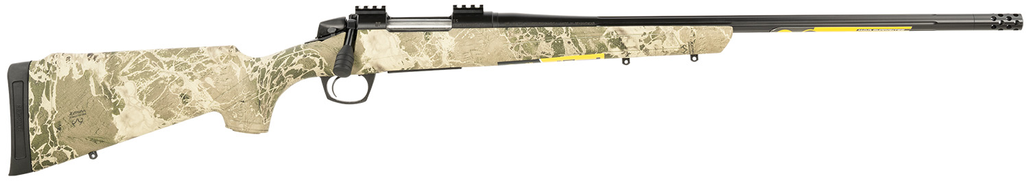 CVA CR3983 Cascade XT Full Size 308 Win 4+1 22″ Graphite Black Cerakote Steel Threaded Barrel, Realtree Hillside Adj w/Soft Touch Synthetic Stock