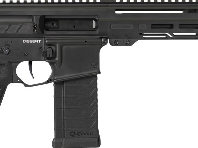 CMMG 54AA847AB Dissent  5.7x28mm 32+1 6.50″, Black Cerakote Rec, OEM Grip, Picatinny Buffer Adapter, Zeroed Drop-In Single Stage Trigger