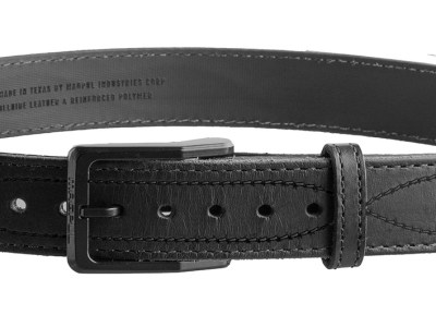 Magpul MAG127600146 Tejas EL Pistolero Black Bull Hide 46″ 1.50″ Wide Buckle Closure