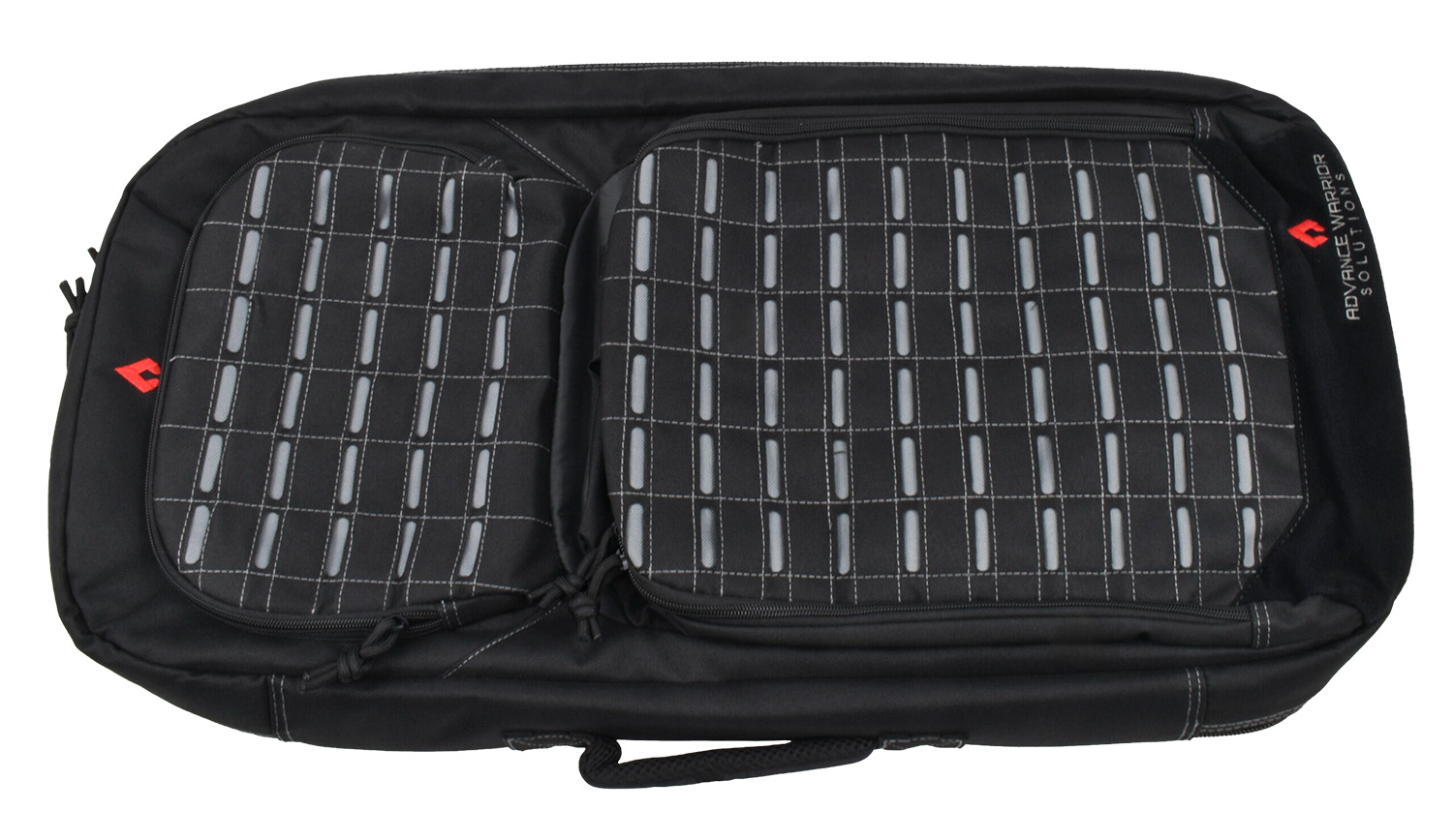 Advance Warrior Solutions FR28RBPBL/GR Frame  28″ L Backpack with Side Handle, Black Polyester for Tactical Rifle, Molle Front