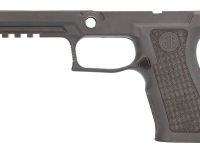 Sig Sauer 8901005 Grip Module  Laser Stippled Tungsten Gray Polymer Fits Sig P320