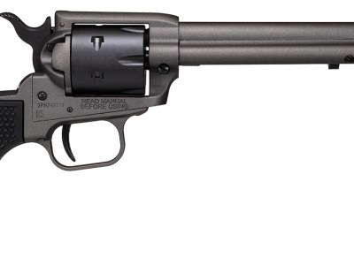 Heritage Mfg SRR22C6 Rough Rider  22 LR 6 Shot, 6.50″ Tungsten Gray Cerakote Steel Barrel, Frame, Black Satin Cylinder, Black Polymer Grip, Hammer/Thumb Safety, Exposed Hammer