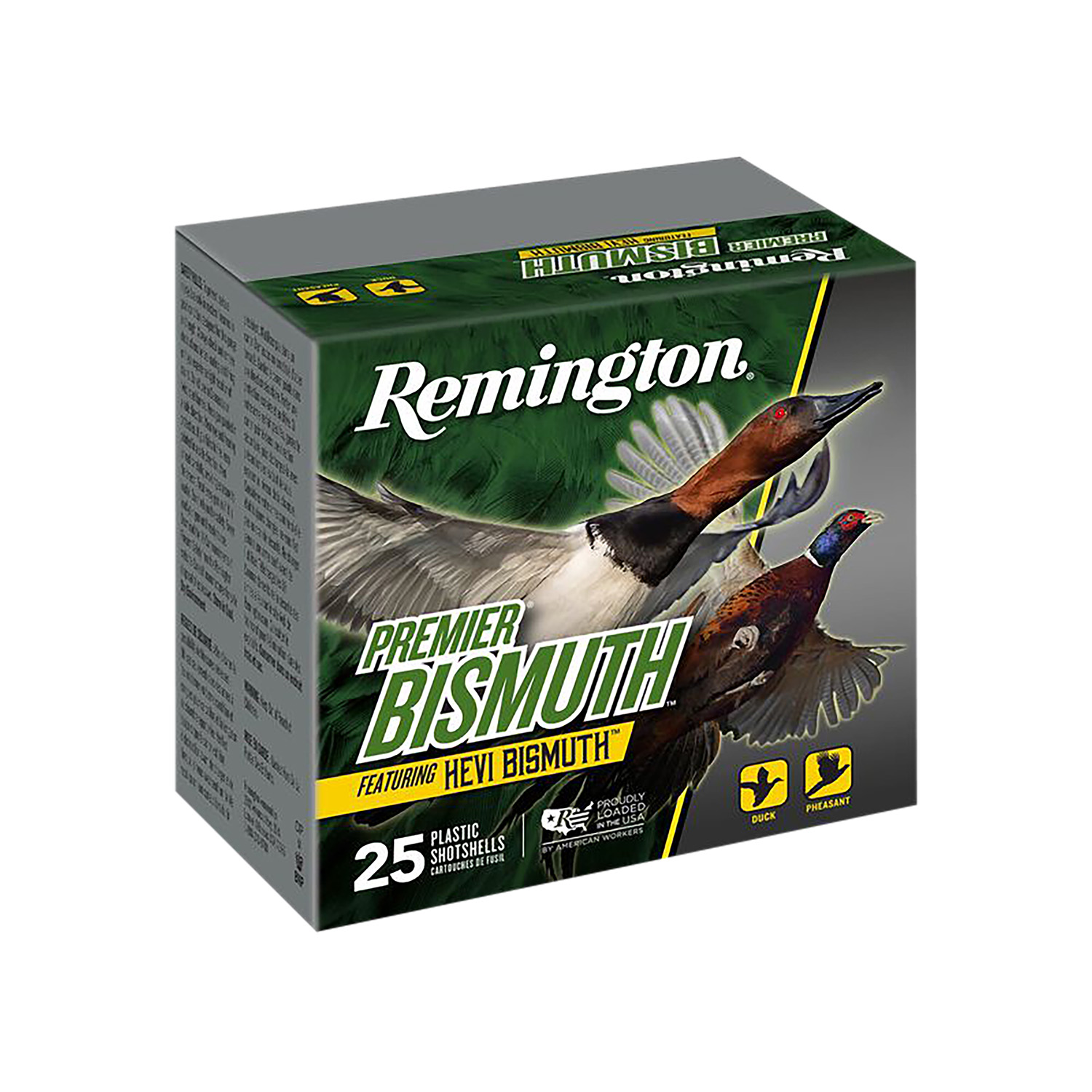 Remington Ammunition R20501 Premier Bismuth  12Gauge 3″ 1 3/8oz 5Shot 25 Per Box/10 Case