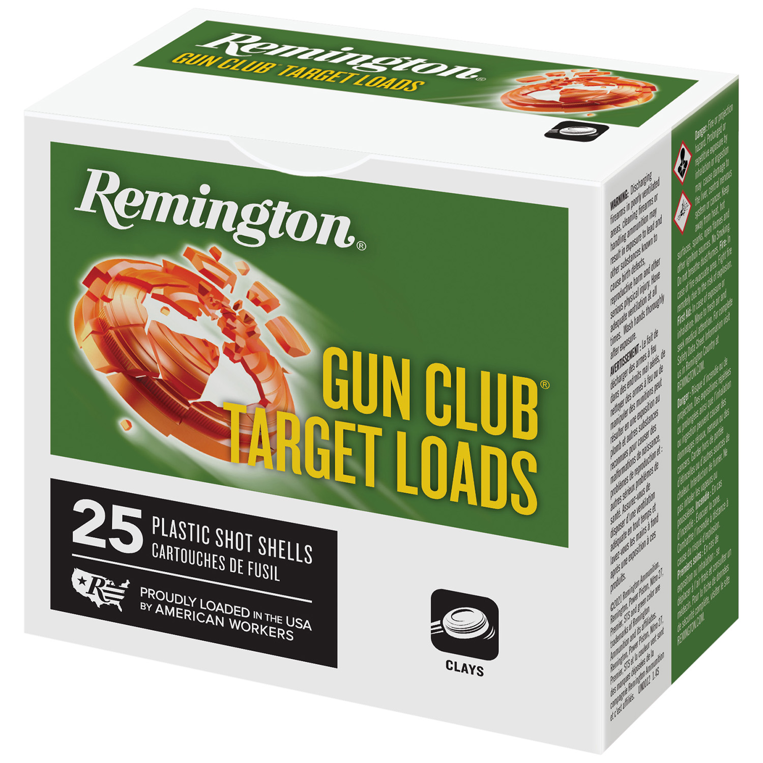 Remington Ammunition R20035 Gun Club  12Gauge 2.75″ 1oz 7.5Shot 25 Per Box/10 Case