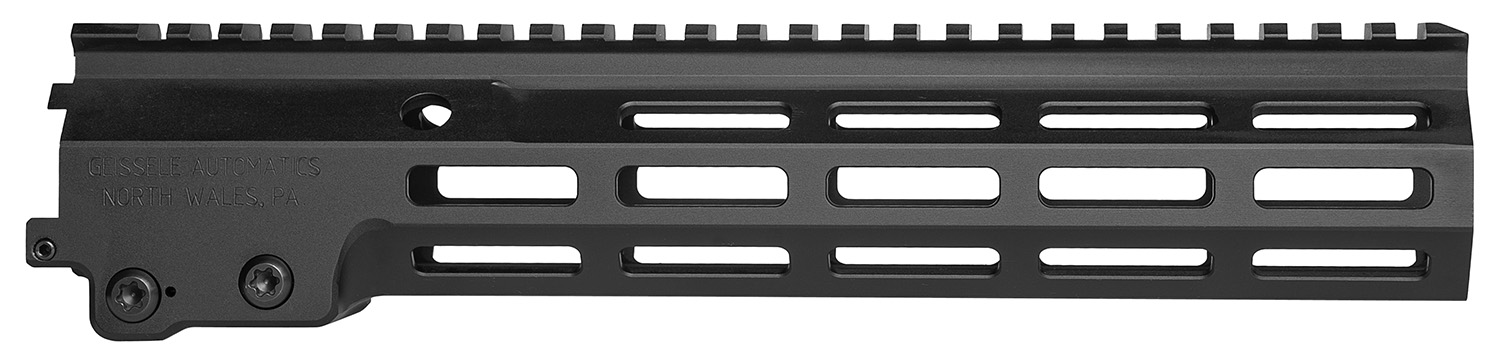 Geissele Automatics 051073B Super Modular Rail MK16 10.50″ M-LOK, Black Aluminum for AR Platform, Barrel Nut Included