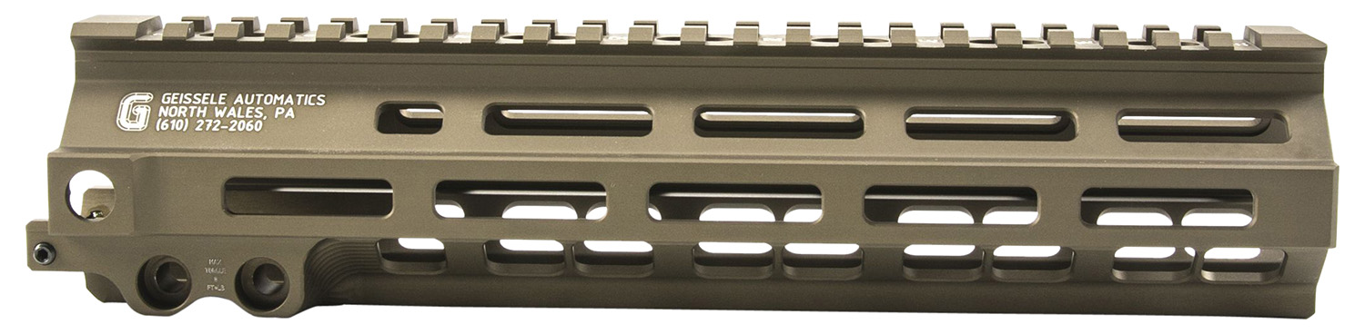 Geissele Automatics 05284S Super Modular Rail MK8 9.30″ M-LOK, Desert Dirt Aluminum for AR Platform, Barrel Nut Included