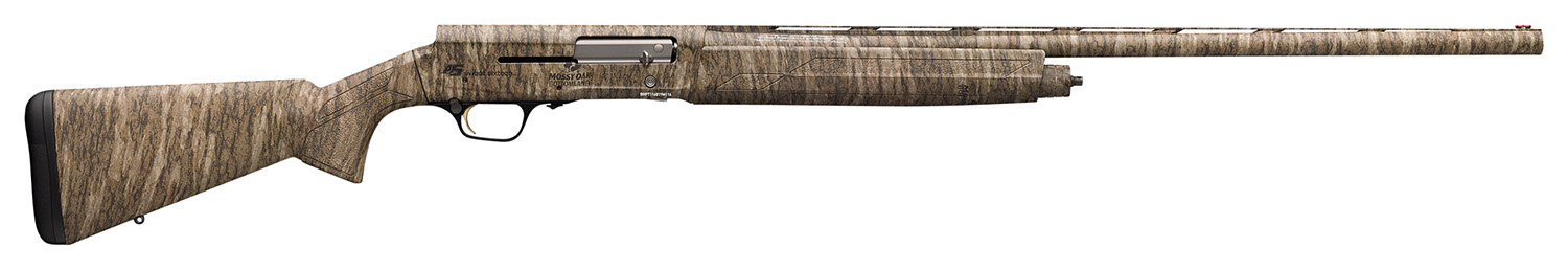 Browning 0118255005 A5 Sweet Sixteen 16 Gauge 2.75″ 4+1 26″, Mossy Oak Bottomland, Fiber Optic Sight, 3 Chokes Included