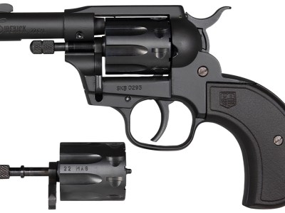 Diamondback DB0600A001 Sidekick  22 LR/22 Mag 9 Shot 3″ Black Cerakote Steel Barrel & Cylinder, Zinc Alloy Frame, Black Birdshead Polymer Grip, Hammer Safety, Exposed Hammer