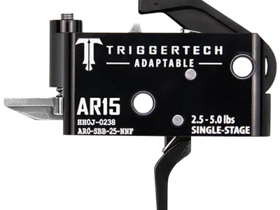 TriggerTech AR0SBB25NNF Adaptable  Flat Single-Stage 2.5-5.0 lbs Adjustable for AR-15