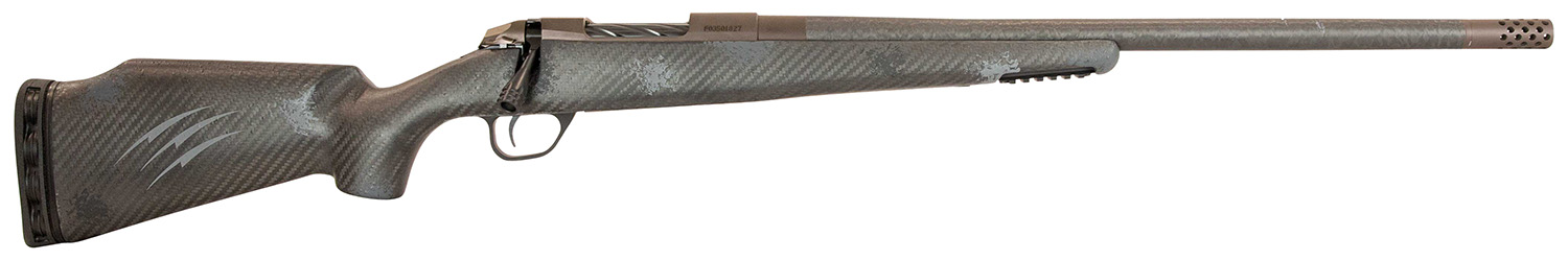 Fierce Firearms FCRG7PRC22TP Carbon Rage  Full Size 7mm PRC 3+1 22″ Black C3 Carbon Fiber Barrel, Tungsten Gray Cerakote Steel Receiver, Phantom Camo Fixed Monte Carlo Stock, Right Hand