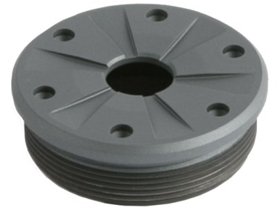 SilencerCo AC1341 Bravo Front Cap AC1341 5.56x45mm NATO Stainless Steel Gray