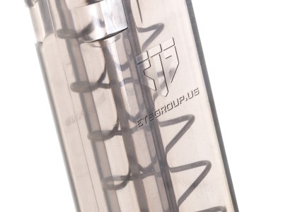 ETS Group SMKGLK1710 Pistol Mags  10rd Limited 9mm Luger Compatible w/ Glock 17/19/26/45/18/19X/34 Smoke Polymer