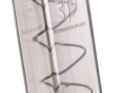 ETS Group SMKGLK922 Pistol Mags Competition Legal 22rd Extended 9mm Luger Compatible w/ Glock 17 Smoke Polymer