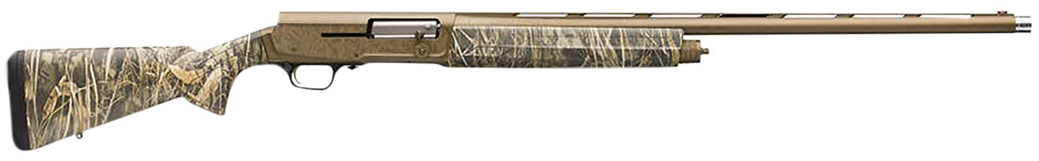 Browning 0119115005 A5 Wicked Wing Sweet Sixteen 16 Gauge 2.75″ 4+1 26″, Burnt Bronze Cerakote Barrel/Engraved Rec, Realtree Max-7, Fiber Optic Sight, Oversized Controls, 3 Chokes Included