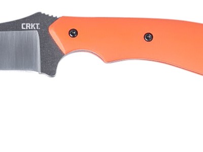 CRKT 2399 S.P.I.T.  2.29″ Fixed Plain Satin Stonewashed 8Cr13MoV SS Blade/Orange G10 Handle Includes Sheath