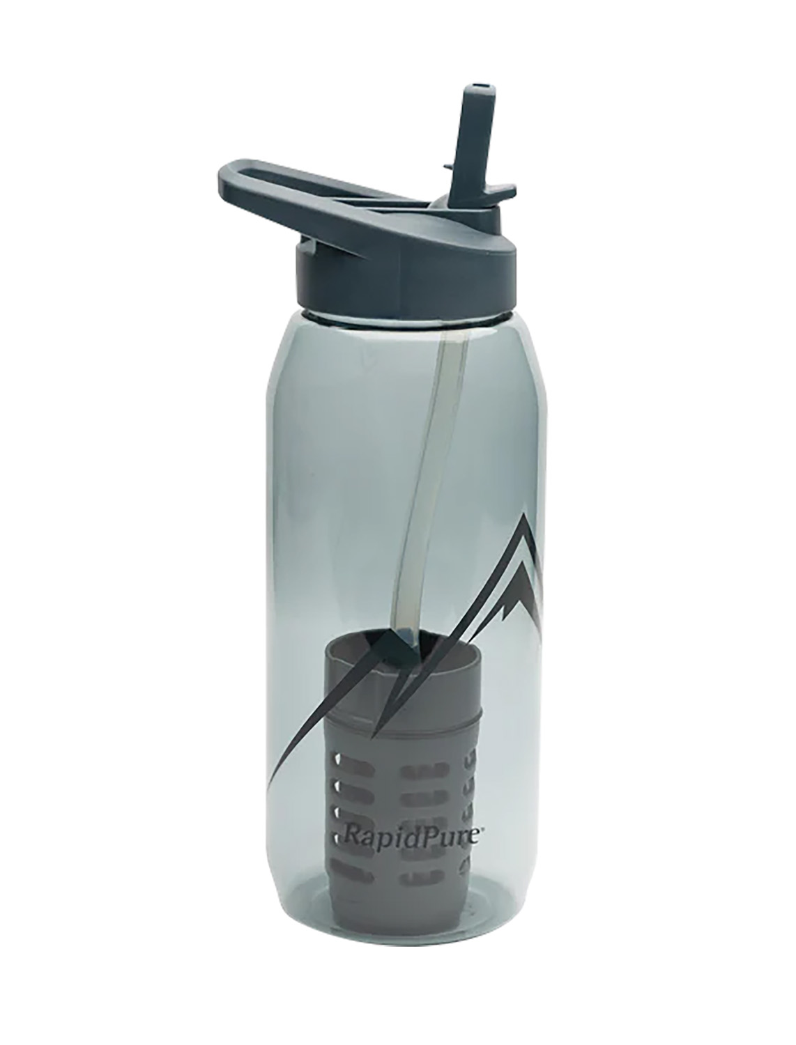 RapidPure 01600123 Purifier + Plastic Bottle 3.5″ x 3.5″ x 9.5″, Includes Ultralight Straw