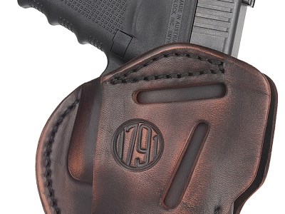 1791 Gunleather 3WH3VTGA 3-Way  IWB/OWB Size 03 Vintage Leather Belt Loop Fits Ruger LC9 Fits Glock 26 Ambidextrous Hand