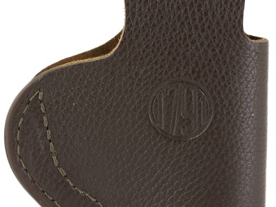 1791 Gunleather FCD4BRWL Fair Chase  IWB Size 04 Brown Leather Deer Hide Belt Clip Fits Glock 17/19 Left Hand