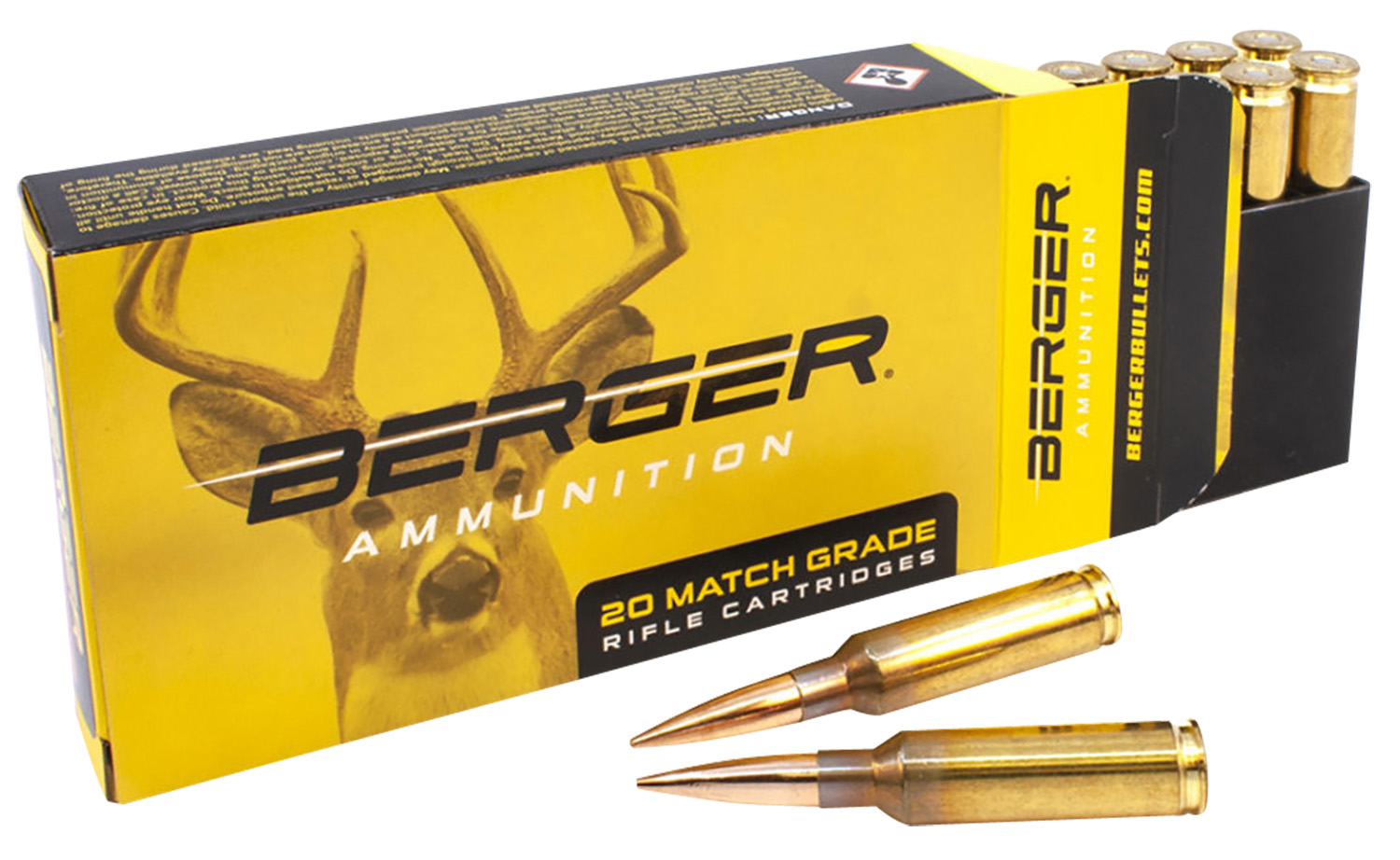 Berger Bullets 31070 Target Rifle 6.5Creedmoor 156gr Hybrid 20 Per Box/10 Case
