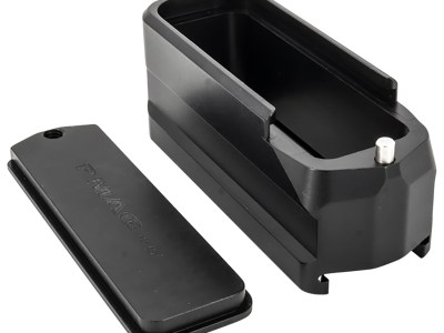 Shield Arms SAMEPMAG5BLK Magazine Extension  5rd Compatible w/ Magpul PMAG Gen M3 Black Anodized Aluminum